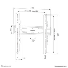 TELEVIZORIAUS ACC SIENOS MONTAVIMAS / WL30S-850BL14 NEOMOUNTS TELEVIZORIAUS ACC SIENOS MONTAVIMAS / WL30S-850BL14 NEOMOUNTS