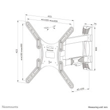 TELEVIZORIAUS ACC MONTAVIMAS prie sienos / WL40-550BL14 NEOMONTS TELEVIZORIAUS ACC MONTAVIMAS prie sienos / WL40-550BL14 NEOMONTS