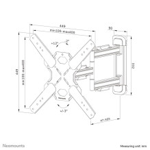 TELEVIZORIAUS ACC MONTAVIMAS prie sienos / WL40S-850BL14 NEOMONTS TELEVIZORIAUS ACC MONTAVIMAS prie sienos / WL40S-850BL14 NEOMONTS