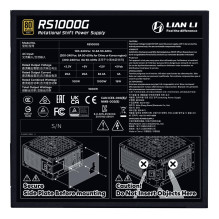 Maitinimo šaltinis, LIAN LI, EDGE Platinum 1000, ATX, 100 - 240 V, 1000 W, G9P.RS1000G.B000.EU