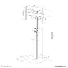 TV SET ACC FLOOR STAND 37-75" / FL45S-825BL1 NEOMOUNTS TV SET ACC FLOOR STAND 37-75" / FL45S-825BL1 NEOMOUNTS