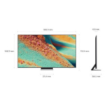 TV Set, SAMSUNG, 85 ", 4K Ultra HD, 3840 x 2160 pixels, Flat, 16:9, Neo QLED, QE85QN85FAUXXH
