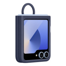 Samsung - Samsung Silicone Case EF-PF741TNEGWW for Samsung Galaxy Z Flip 6 - navy blue