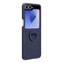 Samsung - Samsung Silicone Case EF-PF741TNEGWW for Samsung Galaxy Z Flip 6 - navy blue