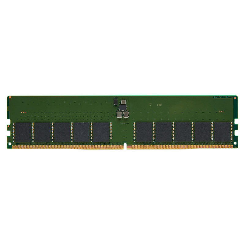 Server Memory Module, KINGSTON, DDR5, 32 GB, Unregistered (unbuffered), CL 46, 1.1 V, 288-pin DIMM, ECC Yes, KSM56E46BD8