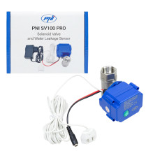 Anti-flood kit PNI SV100 PRO sensor and solenoid valve DN20 3 / 4, 1.0MPa, IP65 Anti-flood kit PNI SV100 PRO sensor and solenoid valve DN20 3 / 4, 1.0MPa, IP65
