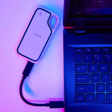 External SSD, SANDISK, Extreme, 2TB, USB 3.2, Read speed 1000 MBytes / sec, SDSSDE62P-2T00-G25