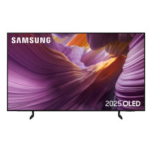 TV Set, SAMSUNG, 55", OLED / 4K / Smart, 3840x2160, Wireless LAN, Bluetooth, Tizen, Black, QE55S85FAUXXH