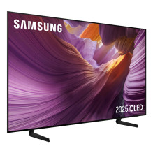 Televizorius, SAMSUNG, 55', OLED / 4K / Išmanusis, 3840x2160, Belaidis LAN, „Bluetooth“, „Tizen“, Juodas, QE55S85FAUXXH