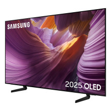 Televizorius, SAMSUNG, 55', OLED / 4K / Išmanusis, 3840x2160, Belaidis LAN, „Bluetooth“, „Tizen“, Juodas, QE55S85FAUXXH