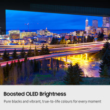 TV Set, SAMSUNG, 55", OLED / 4K / Smart, 3840x2160, Wireless LAN, Bluetooth, Tizen, Black, QE55S85FAUXXH