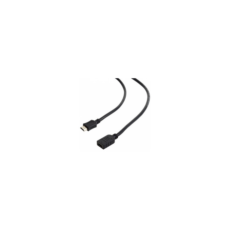 Gembird didelės spartos HDMI kištukas - HDMI kištukas Ethernet 1.8m juodas 4K