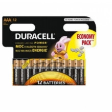 Duracell LR03 AAA baterijos - 12 vnt. pakuotė