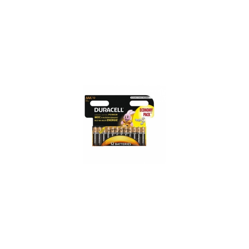 Duracell LR03 AAA Batteries - 12 Pack