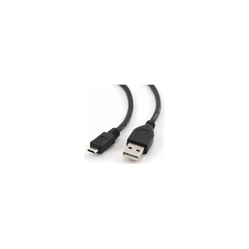Kabelis Gembird USB kištukas - MicroUSB kištukas 1m juodas