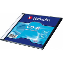 „Matrix“ CD-R Verbatim 700MB 1x-52x papildoma apsauga, vieno įvyniojimo plonas
