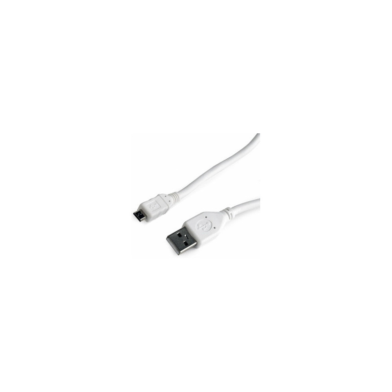 Kabelis Gembird USB kištukas - MicroUSB kištukas 1m baltas