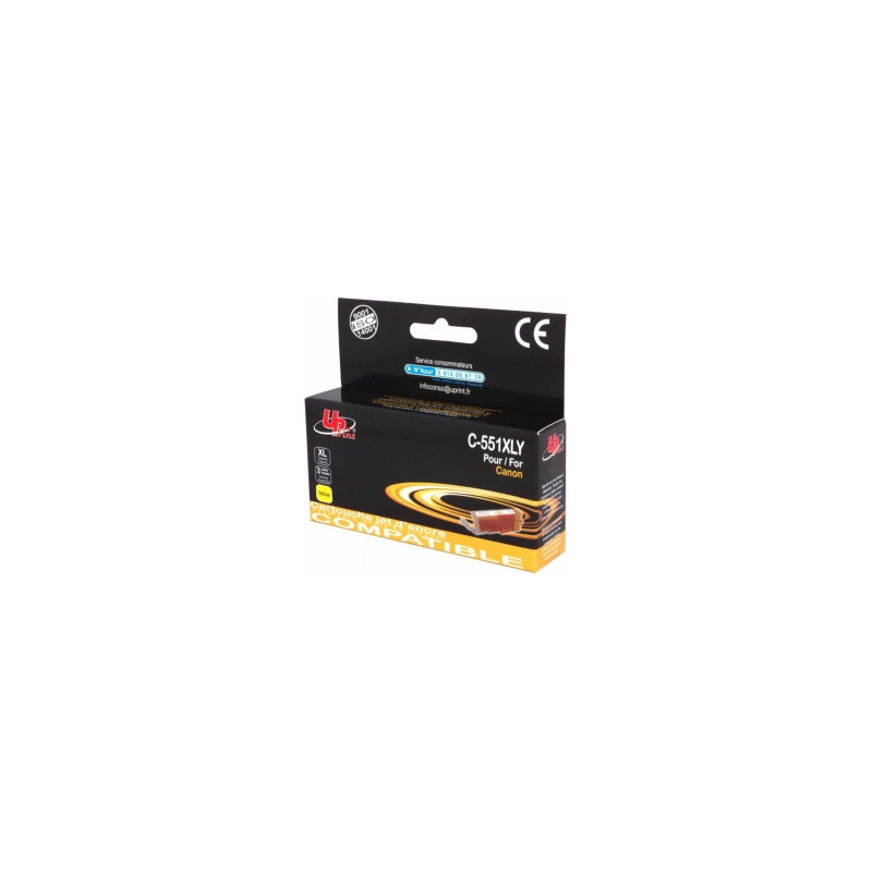 Ink cartridge UPrint Canon CLI-551XLY Yellow