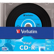 Matrix CD-R AZO Verbatim 700MB Vinyl 1x-52x, 10 Pack Slim