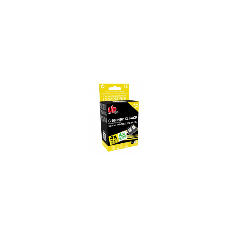 UPrint Canon Pack 560 / 561XL 22 ml (Bk) + 18 ml (Cl) PG-560XL / CL-561XL