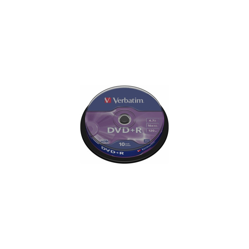Matrix DVD+R AZO Verbatim 4.7GB 16x 10 Pack Spindle