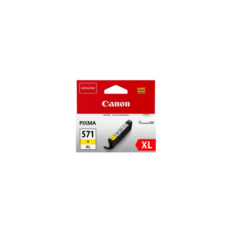 Rašalo kasetė Canon CLI-571XL geltona