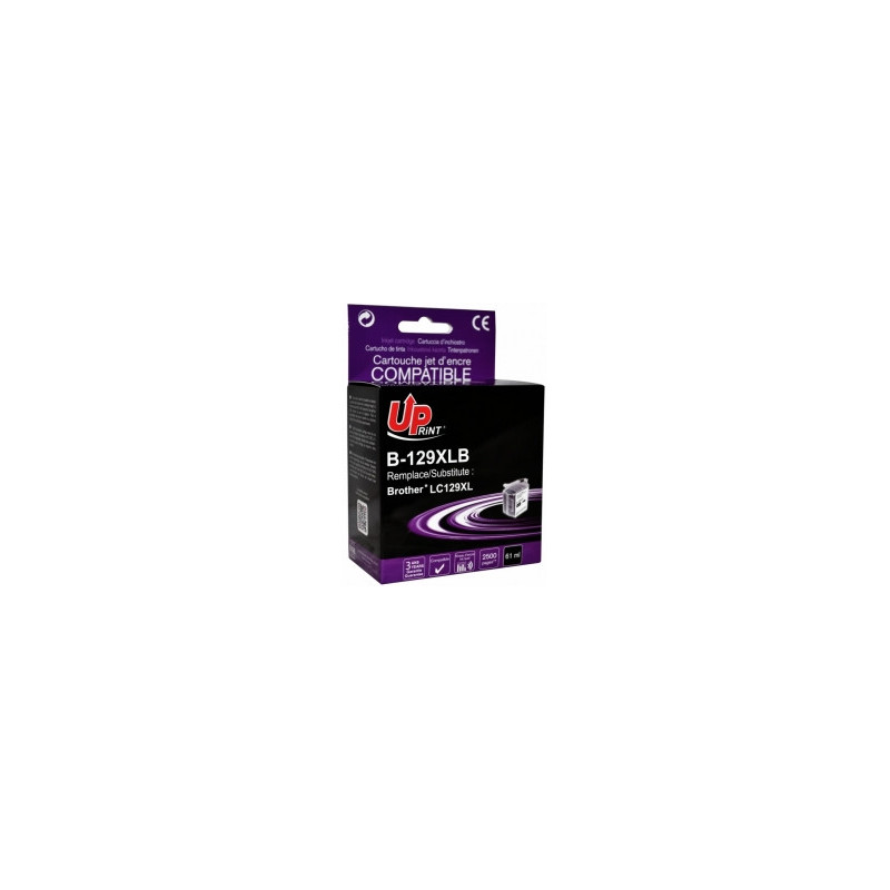Ink cartridge UPrint Brother B-129XLB Black