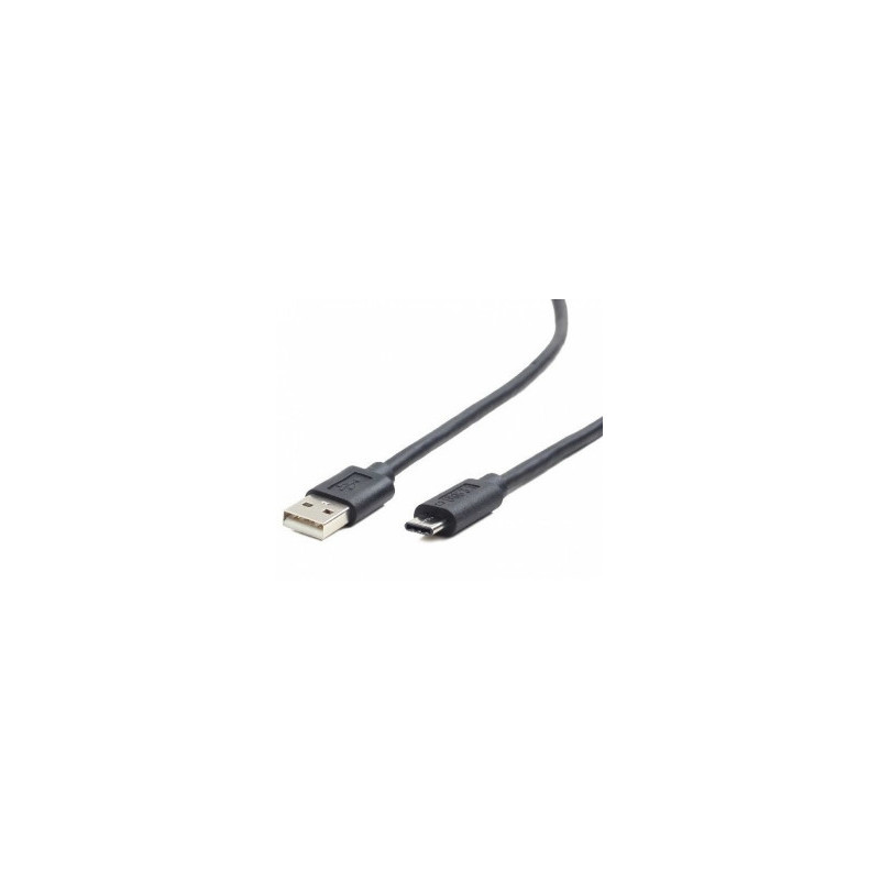 Kabelis Gembird USB kištukas - USB C tipo kištukas 1m juodas