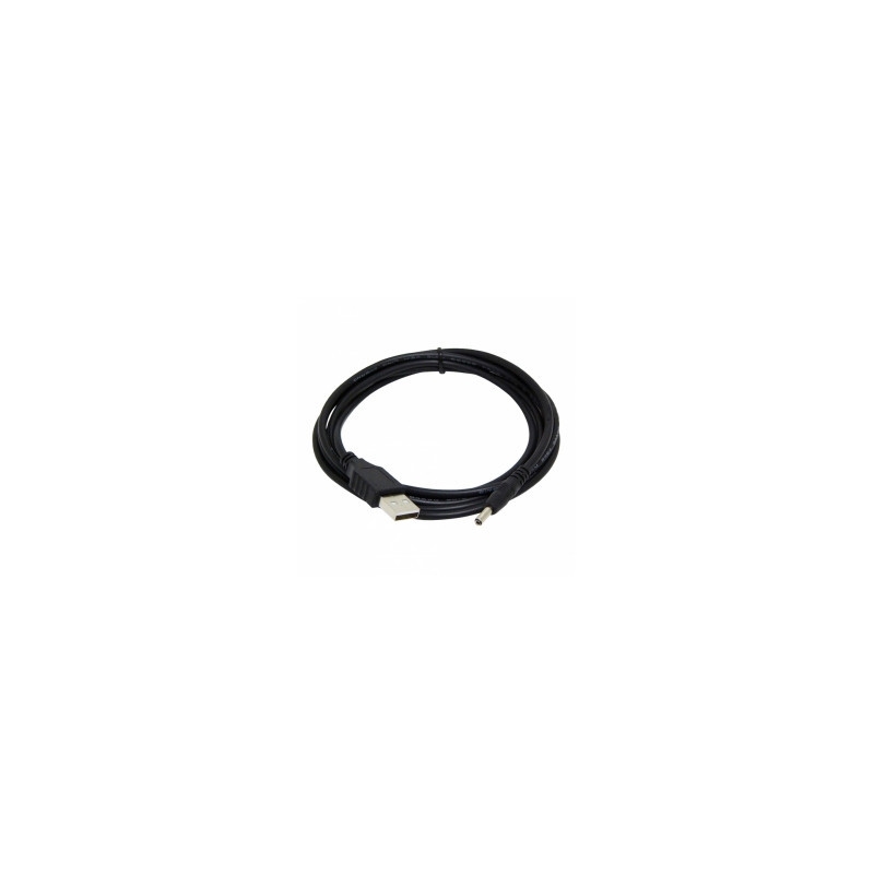 Gembird USB kištukas - 3,5 mm kištukas, įkroviklis, 1,8 m, juodas