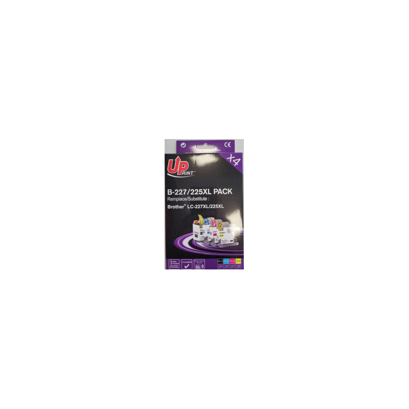 UPrint Brother 225XL BK (30ml)+C+M+Y (13ml)