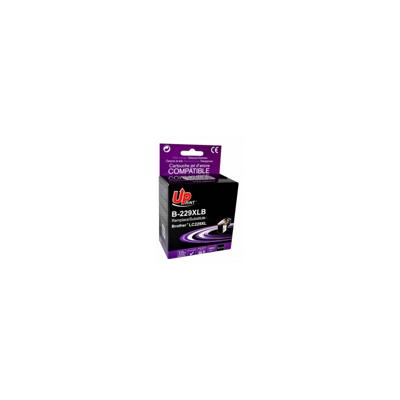 Ink cartridge UPrint Brother B-229XLB Black