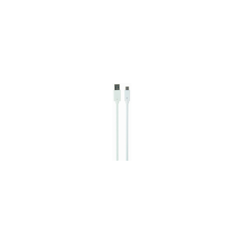 Kabelis Gembird USB-A kištukas - USB Type-C kištukas, 0,5 m, baltas
