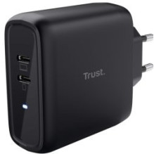 Įkroviklis Trust Maxo 65W 2x USB-C, juodas