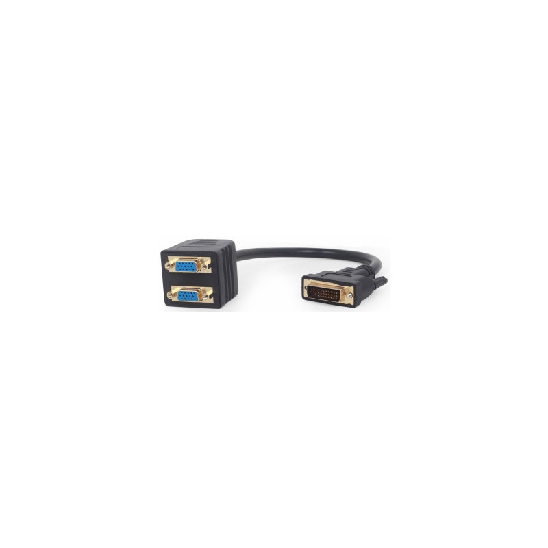 Gembird Adapter DVI-I Male to 2x VGA Female