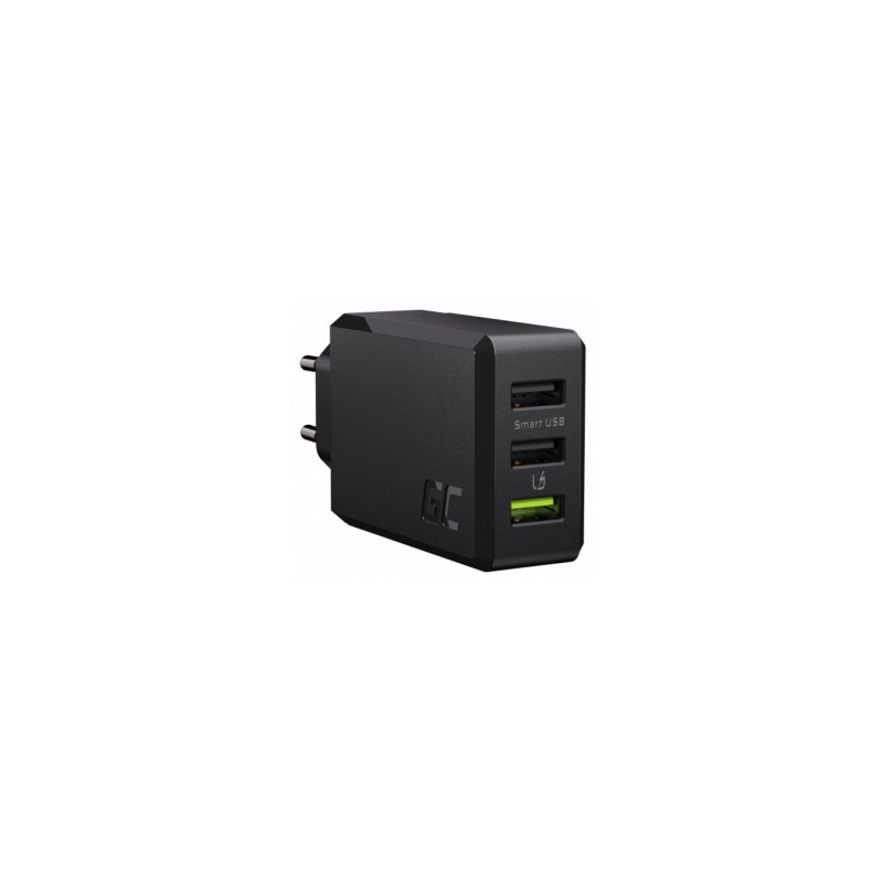 „Green Cell GC ChargeSource 3“ 3 x 30 W greito įkrovimo technologija