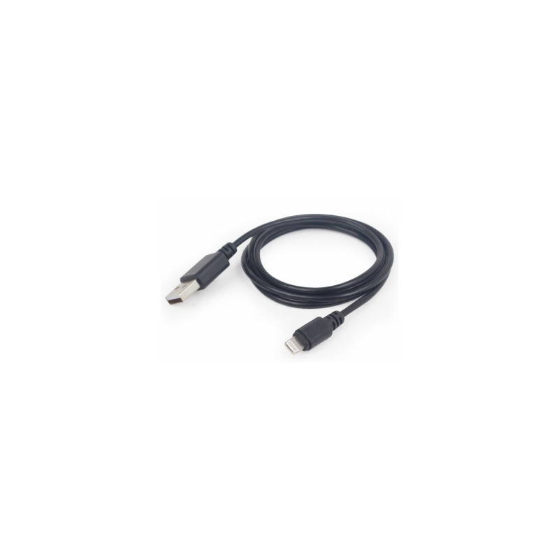 Kabelis Gembird USB kištukas - Apple Lightning kištukas 1m juodas