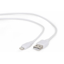 „Gembird“ USB kištukas - „Apple Lightning“ kištukas, 2 m, baltas