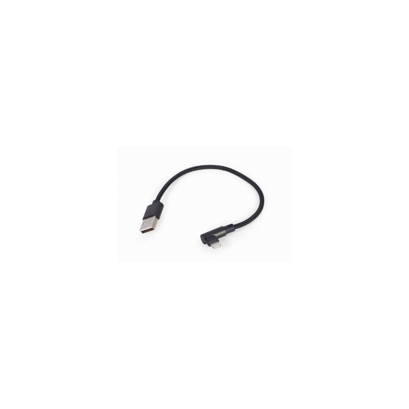 „Gembird“ „Apple Lightning“ kištukas - USB kištukas, 0,2 m, juodas
