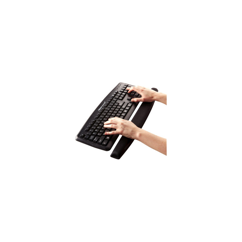 Fellowes Memory Foam Wrist Rest Black