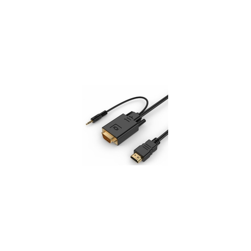 Gembird HDMI Male - VGA Male + 3.5mm 3m Full HD