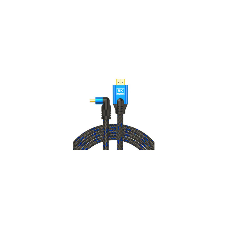 Cable Savio HDMI Male - HDMI Male 5m 8K Blue