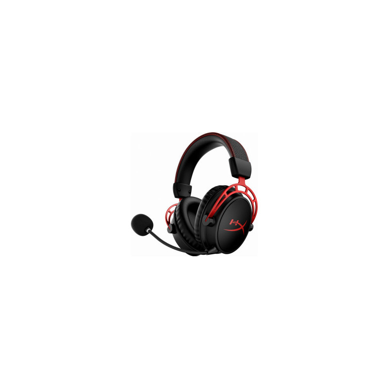 HyperX Cloud Alpha belaidės ausinės, juodos / raudonos