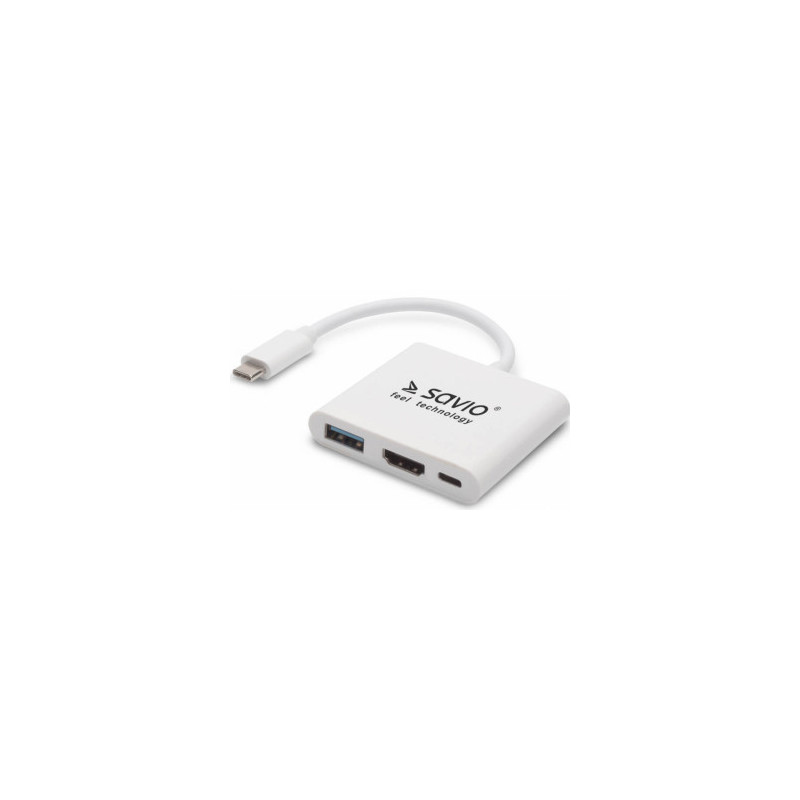 Adapter Savio USB Type-C - HDMI