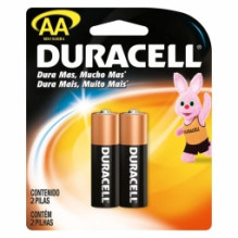 Batteries Duracell AA Alkaline 2pack