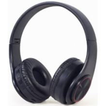 Headphones Gembird Bluetooth Stereo Headset with LED Light Effect Black