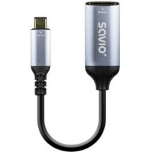 Adapteris Savio USB C tipo kištukas - HDMI lizdas 4K