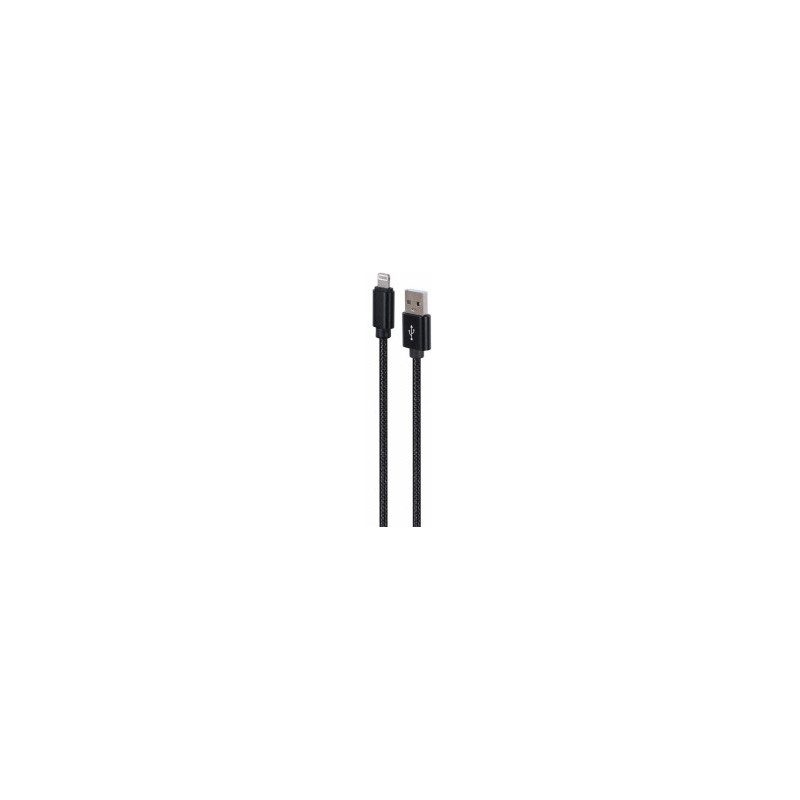 Kabelis Gembird USB-A kištukas - Lightning kištukas 1,8 m, juodas