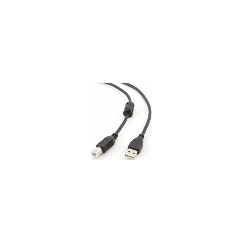 Kabelis Gembird USB kištukas - USB kištukas B 4,5 m, juodas
