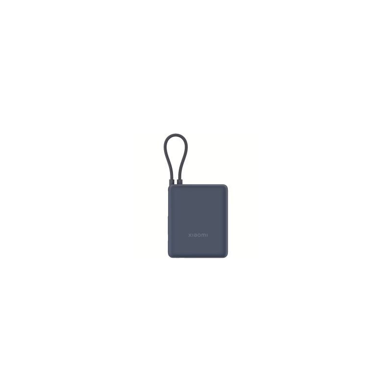 External battery Xiaomi 10000mAh Ice Blue with integrated USB-C cable