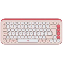 Keyboard Logitech POP ICON KEYS OFF White Rose US